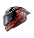 Casco moto Nexx X.R3R Glitch Racer rosso