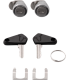 SW-Motech TRAX lock set. 2 locks / 2 keys. Simultaneous locking