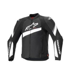 Giacca motociclista Alpinestars T-Gp Plus R V4 nera bianca