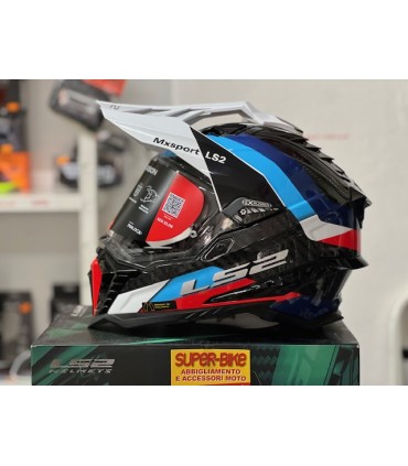 Casco LS2 MX701 Explorer C Frontier carbon blu