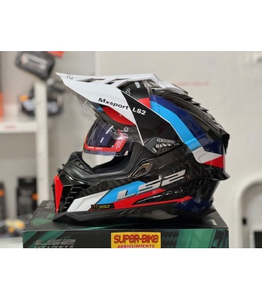 Casco LS2 MX701 Explorer C Frontier carbon blu