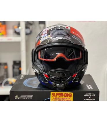 Casco LS2 FF901 Advant X Future carbon blu