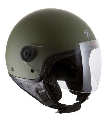 Casco Jet Tucano Urbano EL Jettin verde opaco