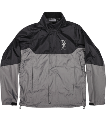 THRASHIN MISSION rain jacket grey