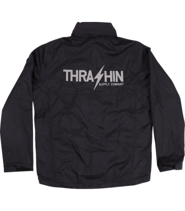 THRASHIN MISSION rain jacket black