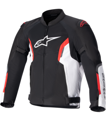 Veste Alpinestars Ast Air V2 noir blanc rouge