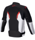 Veste Alpinestars Ast Air V2 noir blanc rouge