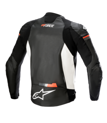 Leder jacke Alpinestars GP Force Airflow schwarz rot