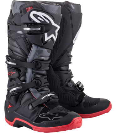 Alpinestars Tech 7 Boot gris rouge