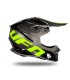 Casco cross Ufo Intrepid grigio giallo