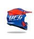 Casque cross Ufo Intrepid bleu orange