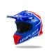 Casque cross Ufo Intrepid bleu rouge