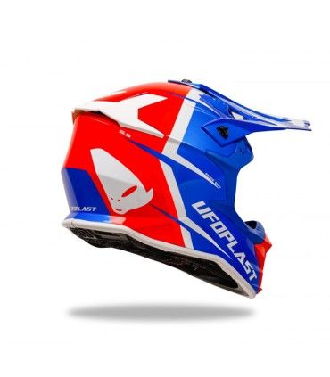 Casque cross Ufo Intrepid bleu rouge