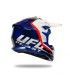 Casco cross Ufo Intrepid blu bianco