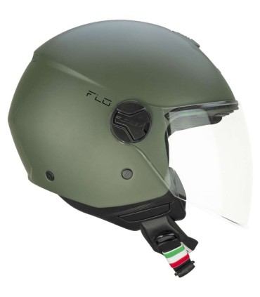 Casco Jet Cgm 167A Florence verde opaco