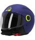 Casque jet Acerbis Brezza bleu