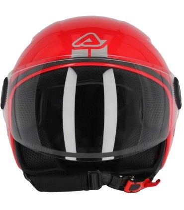 Casque jet Acerbis Brezza rouge