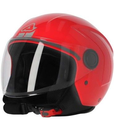 Casque jet Acerbis Brezza rouge