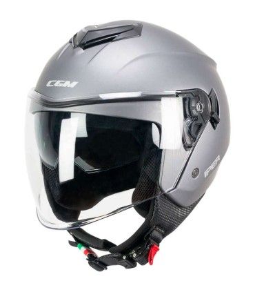 Casco jet CGM 126 A grigio opaco