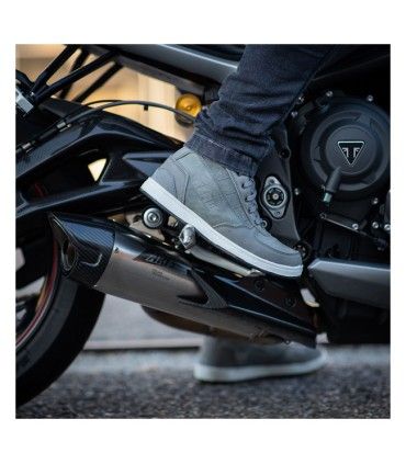 Motorrad schuhe Claw MICHAEL SNEAKER grau