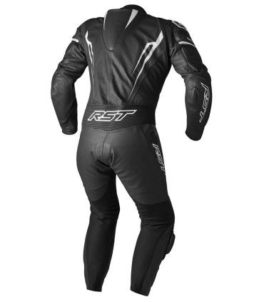 RST TracTech Evo 5 CE black white leather suit