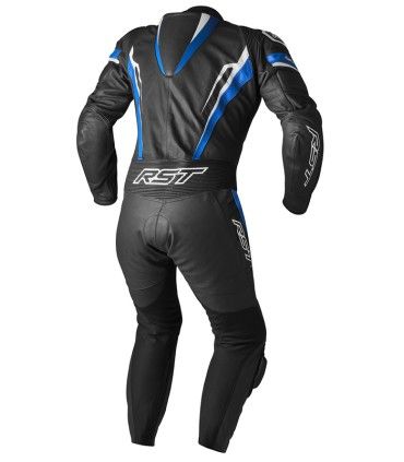 RST TracTech Evo 5 CE black blue leather suit