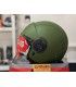 Casco jet MT Helmets Viale SV S Solid A6 verde opaco