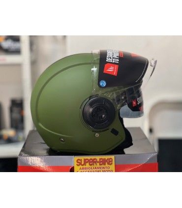 Jet MT Helmets Viale SV S Solid A6 green matt