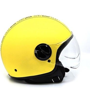 Casque jet BHR 835 Special jaune matt