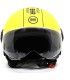 Casco jet BHR 835 Special giallo opaco