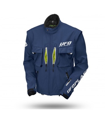 Ufo Taiga Enduro Jacket blue neon