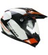 Casco Crosstourer CGM 666A Ranger bianco arancio