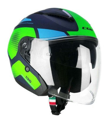 Helm jet CGM 136G Galaxy grun blau matt