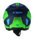 Casque jet CGM 136G Galaxy vert bleu matt