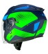 Casco jet CGM 136G Galaxy verde blu opaco