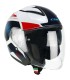 Casque jet CGM 136G Galaxy blanc bleu rouge