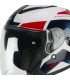 Casque jet CGM 136G Galaxy blanc bleu rouge