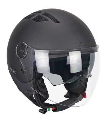 Casco Jet Cgm 116 A Air nero opaco