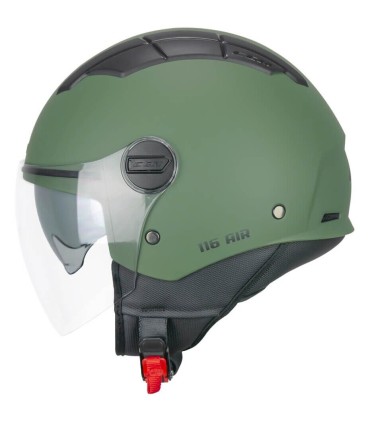 Casco Jet Cgm 116 A Air verde opaco