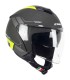 Casco jet CGM 126 G Iper City grafite giallo opaco