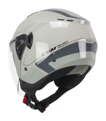 Casco jet CGM 126 G Iper City grigio