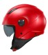 Casque Demijet Kappa KV 58 rouge