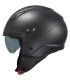 Helm demijet Kappa KV 58 schwarz matt