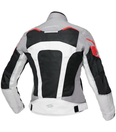 Giacca donna estiva moto Spyke Airmaster wp grigia