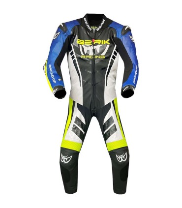 Berik LS1 2.0 white blue leather suit