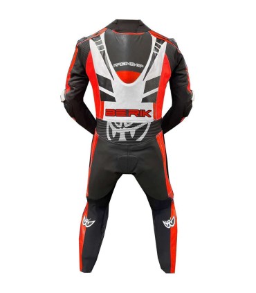 Tuta moto pelle Berik LS1 2.0 rossa