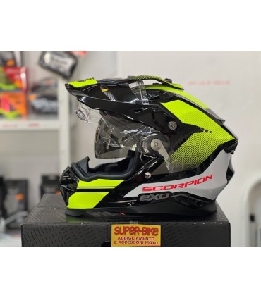 Scorpion Adf-9000 Air Trial yellow helmet