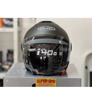 CASCO JET HJC I40N TITANIO OPACO