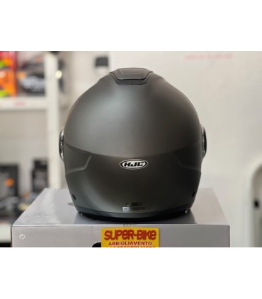 CASCO JET HJC I40N TITANIO OPACO