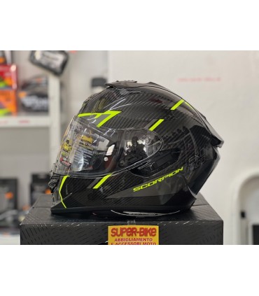 Casque intégral Scorpion Exo 1400 Carbon air Evo Kendal jaune